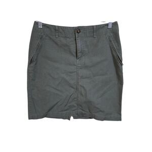 Eddie Bauer Women’s Utility Skirt Green Size 6 – Cotton Stretch Casual Outdoor